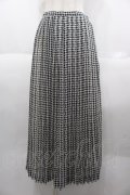INGEBORG / セットアップスカート  黒白千鳥 I-25-10-18-109-LO-SK-SA-ZI