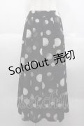 INGEBORG / セットアップスカート  カメリアドット黒白 I-25-10-18-110-LO-SK-SA-ZI