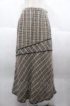 画像1: INGEBORG / ツイードスカート  ブラウン I-25-10-18-117-LO-SK-SA-ZI (1)