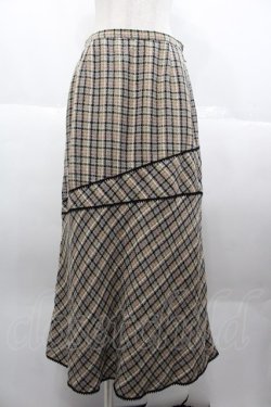 画像1: INGEBORG / ツイードスカート  ブラウン I-25-10-18-117-LO-SK-SA-ZI