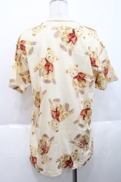 画像2: MEN'S KANEKO ISAO / テディベアptTシャツ  ベージュ I-25-10-18-022-LO-TS-SA-ZI