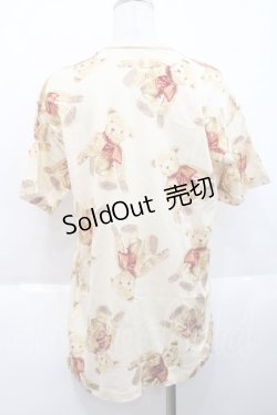 画像2: MEN'S KANEKO ISAO / テディベアptTシャツ  ベージュ I-25-10-18-022-LO-TS-SA-ZI