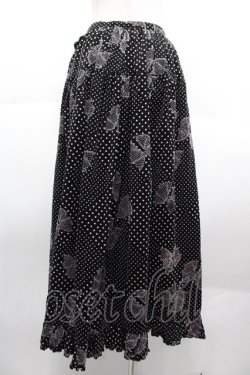 画像2: KETTY / 水玉リボンptスカート M ブラック I-25-10-18-120-EL-SK-SA-ZI