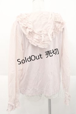 画像2: PINK HOUSE / ローンフリルフード付きカットソー  ピンク I-25-10-18-023-LO-TO-SA-ZI