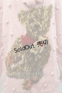 画像3: WONDERFUL WORLD / Bearニットトップス  ピンク I-25-10-18-026-LO-TO-SA-ZI