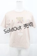 PINK HOUSE / クマpt&ワッペンTシャツ S ピンク I-25-10-18-033-LO-TS-SA-ZI