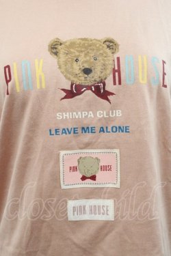 画像3: PINK HOUSE / クマpt&ワッペンTシャツ S ピンク I-25-10-18-033-LO-TS-SA-ZI