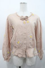 PINK HOUSE / ヒヨコワッペンブラウス  ピンク I-25-10-18-035-LO-BL-SA-ZI