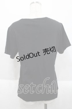 画像2: PINK HOUSE / リボンいっぱいTシャツ 4(L) ブラック I-25-10-18-013-LO-TS-SA-ZI