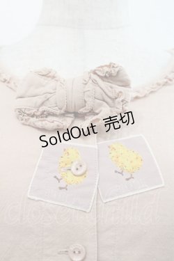 画像3: PINK HOUSE / ヒヨコワッペンブラウス  ピンク I-25-10-18-035-LO-BL-SA-ZI