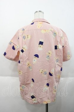 画像2: PINK HOUSE / キューピーpt開襟シャツ M ピンク I-25-10-18-037-LO-BL-SA-ZI