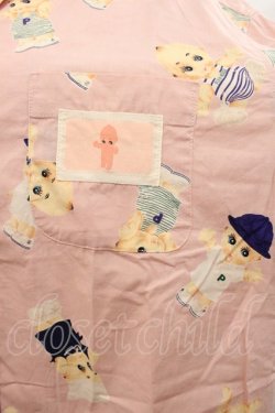 画像3: PINK HOUSE / キューピーpt開襟シャツ M ピンク I-25-10-18-037-LO-BL-SA-ZI