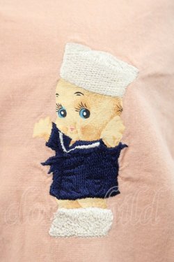 画像3: PINK HOUSE / キューピー刺繍セーラー半袖ブラウス  ピンク I-25-10-18-038-LO-BL-SA-ZI