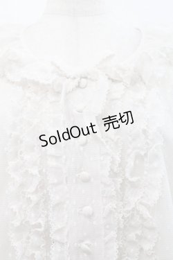 画像3: PINK HOUSE / ポルカドットチュールブラウス  アイボリー I-25-10-18-040-LO-BL-SA-ZI