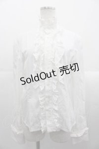 ALICE and the PIRATES / ワルキューレ・バルト・ブラウス メンズ1サイズ 白 I-25-10-21-001-PA-BL-SA-ZI