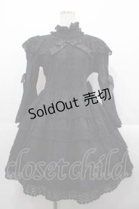 BABY,THE STARS SHINE BRIGHT / エリザベスワンピースセット（2021年）  黒 I-25-10-21-040-BA-OP-SA-ZI