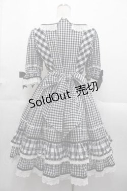 画像2: BABY,THE STARS SHINE BRIGHT / Milky Gingham Dollワンピース  黒Ｘ白 I-25-10-21-044-BA-OP-SA-ZI