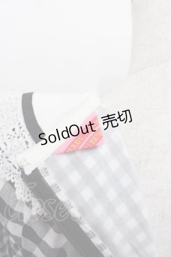 画像3: BABY,THE STARS SHINE BRIGHT / Milky Gingham Dollワンピース  黒Ｘ白 I-25-10-21-044-BA-OP-SA-ZI