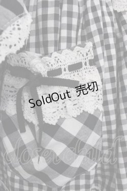画像4: BABY,THE STARS SHINE BRIGHT / Milky Gingham Dollワンピース  黒Ｘ白 I-25-10-21-044-BA-OP-SA-ZI