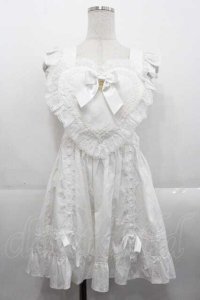 BABY,THE STARS SHINE BRIGHT / ハートエプロン  白 I-25-10-21-045-BA-OP-SA-ZI