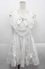 画像1: BABY,THE STARS SHINE BRIGHT / ハートエプロン  白 I-25-10-21-045-BA-OP-SA-ZI (1)