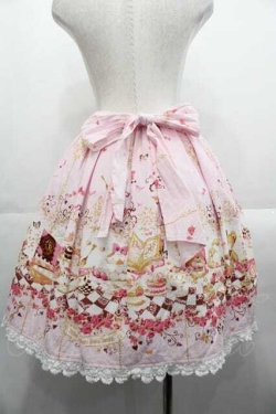 画像2: BABY,THE STARS SHINE BRIGHT / Clockwork tea party柄スカート  ピンク I-25-10-21-065-BA-SK-SA-ZI