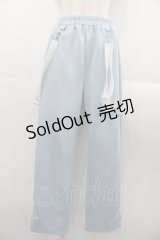 ACDC RAG / ドットネコパンツ  サックスＸ白 I-25-10-21-082-PU-PA-SA-ZI