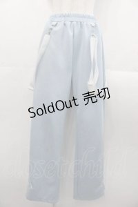 ACDC RAG / ドットネコパンツ  サックスＸ白 I-25-10-21-082-PU-PA-SA-ZI