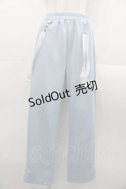 画像1: ACDC RAG / ドットネコパンツ  サックスＸ白 I-25-10-21-082-PU-PA-SA-ZI