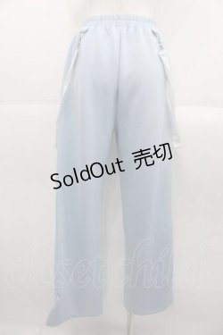 画像2: ACDC RAG / ドットネコパンツ  サックスＸ白 I-25-10-21-082-PU-PA-SA-ZI