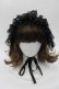 画像2: MARBLE / チュールヘッドドレス  黒 I-25-10-21-090-GO-AC-SA-ZI (2)