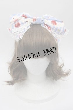 画像1: BABY,THE STARS SHINE BRIGHT / KiraKira Parfait柄カチューシャ  サックス I-25-10-21-091-BA-AC-SA-ZI