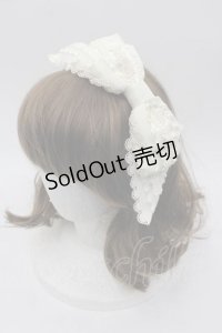 ALICE and the PIRATES /  ローズフリルグログランカチューシャ  生成り I-25-10-21-092-PA-AC-SA-ZI