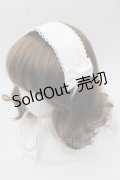 Angelic Pretty / はしごレースリボンヘッドドレス  白 I-25-10-21-094-AP-ZA-SA-ZI