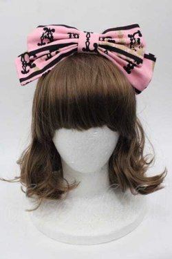 画像1: Angelic Pretty / Moon Night Theaterカチューシャ  ピンク I-25-10-21-097-AP-AC-SA-ZI