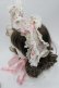 画像3: metamorphose / ローズハーフボンネット  アイボリーＸピンク I-25-10-21-098-ME-AC-SA-ZI (3)