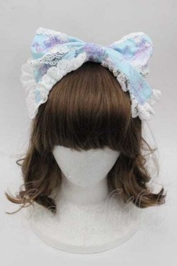 画像1: BABY,THE STARS SHINE BRIGHT / 天使が囁く聖夜の旋律(しらべ）リボンカチューシャ  Angel Blue(サックス) I-25-10-21-099-BA-AC-SA-ZI