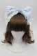 画像1: BABY,THE STARS SHINE BRIGHT / 天使が囁く聖夜の旋律(しらべ）リボンカチューシャ  Angel Blue(サックス) I-25-10-21-099-BA-AC-SA-ZI (1)