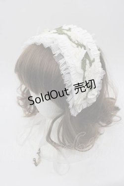 画像1: Hoshibako Works / スズランの谷 モチーフレースヘッドドレス  ホワイト I-25-10-21-102-LO-ZA-SA-ZI
