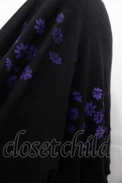 画像3: gouk / 和菊柄ボレロ  黒ｘ茶ｘ紫 I-25-10-21-018-GO-TO-SA-ZI