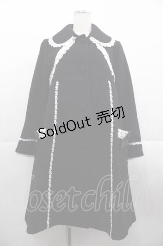 画像1: BABY,THE STARS SHINE BRIGHT / 小公女コート (2022)  黒Ｘ白 I-25-10-21-025-BA-CO-SA-ZI (1)