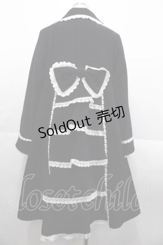 画像2: BABY,THE STARS SHINE BRIGHT / 小公女コート (2022)  黒Ｘ白 I-25-10-21-025-BA-CO-SA-ZI (2)