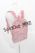 PINK HOUSE / ROUTE SM BACKPACKピンクハウスフェイバリッツB  赤 I-25-10-24-001-LO-BG-SA-ZI