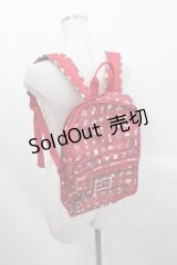 PINK HOUSE / ROUTE SM BACKPACKピンクハウスフェイバリッツB  赤 I-25-10-24-001-LO-BG-SA-ZI