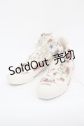 PINK HOUSE / CONVERSE サロンドフレーズスニーカー 24CM アイボリー I-25-10-24-053-LO-SH-SA-ZI