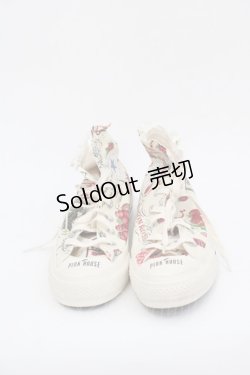 画像2: PINK HOUSE / CONVERSE サロンドフレーズスニーカー 24CM アイボリー I-25-10-24-053-LO-SH-SA-ZI