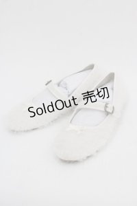 PINK HOUSE / ソフトチュールフリルバレエシューズ 3(M) 白 I-25-10-24-055-LO-SH-SA-ZI