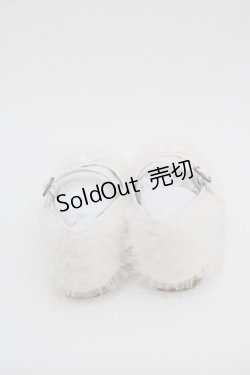 画像3: PINK HOUSE / ソフトチュールフリルバレエシューズ 3(M) 白 I-25-10-24-055-LO-SH-SA-ZI