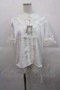 Amavel / Classical Doll レースフリルブラウス  白 I-25-10-24-058-CA-BL-SA-ZI
