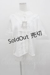 Amavel / Classical Doll レースフリルブラウス  白 I-25-10-24-058-CA-BL-SA-ZI